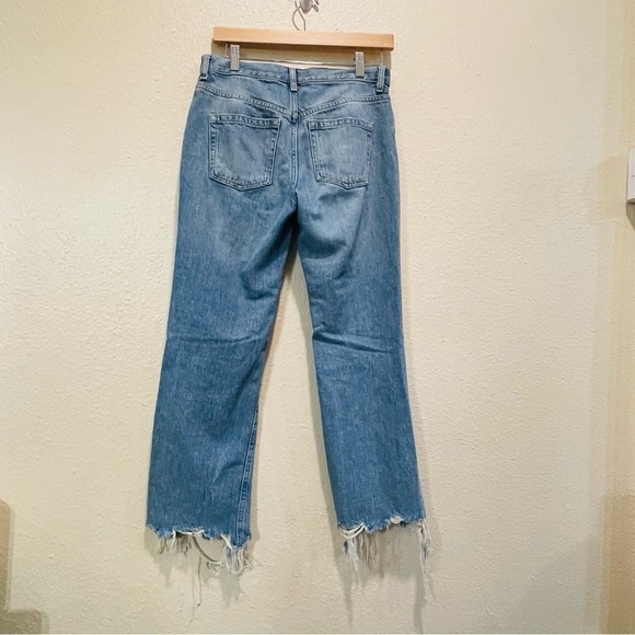Free People Maggie Mid Rise Straight Jeans 26 - Picture 6 of 7
